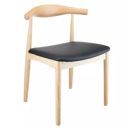 Skandynawskie krzesło Classy MH-003CH-N do kuchni drewniane czarne
