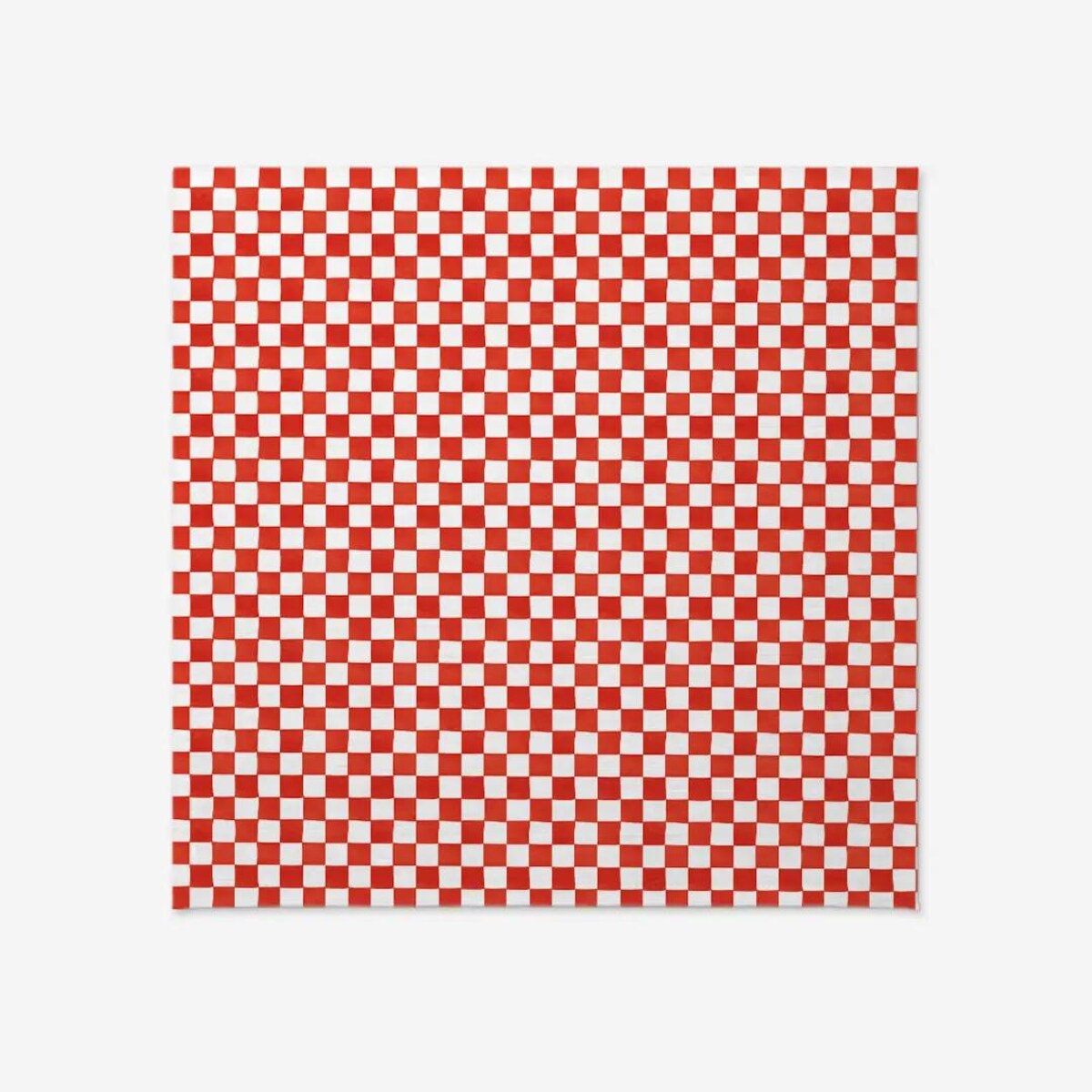 Obrus świąteczny - czerwona krata - 100x100
