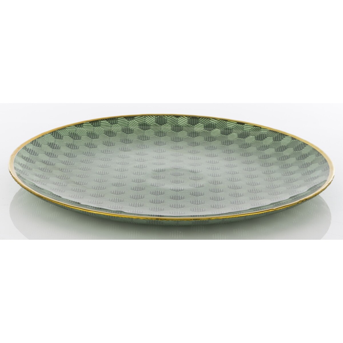 Podstawka dekoracyjna pod talerz, Ø 33x3 cm PULVINAR-2 zielona