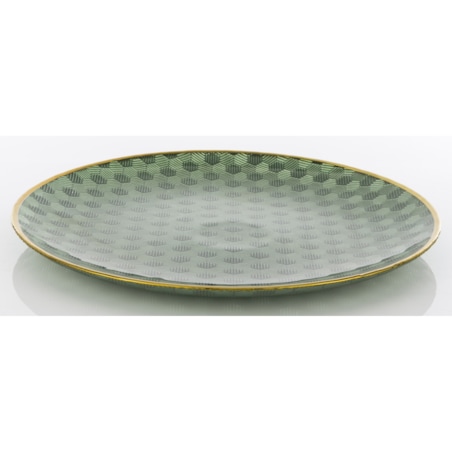 Podstawka dekoracyjna pod talerz, Ø 33x3 cm PULVINAR-2 zielona
