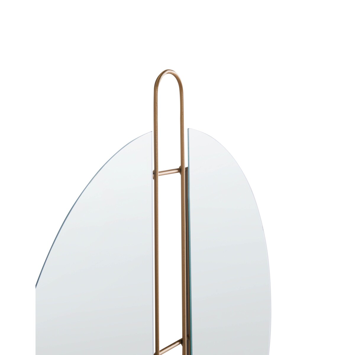 Lustro ścienne ATTIN 52 cm 65 cm Złoty