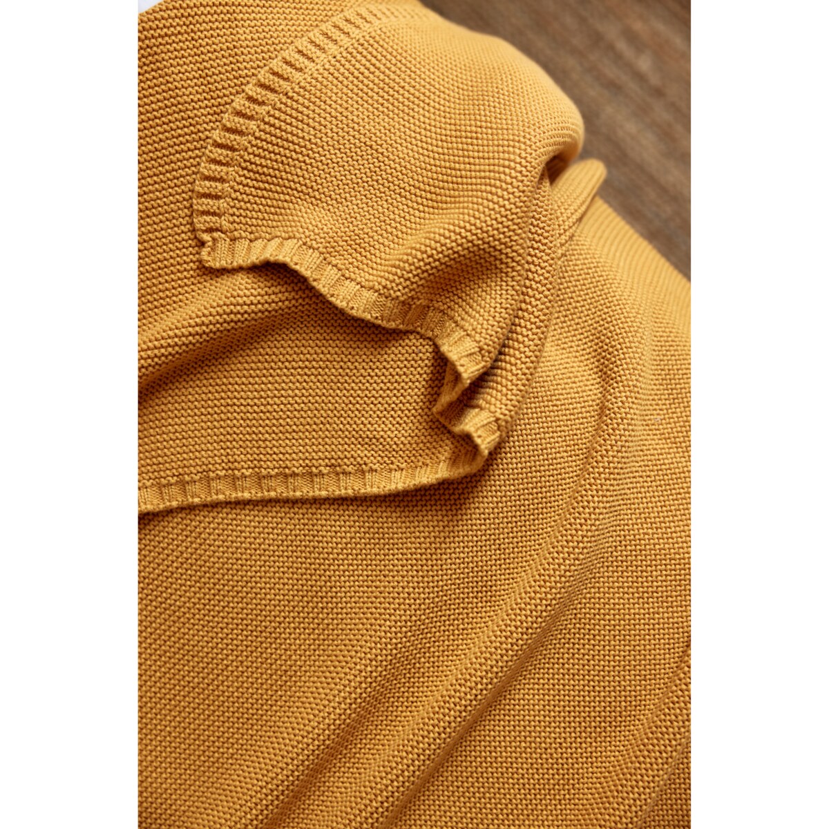 Narzuta klasyczna musztardowa, 220 x 240 cm, La Manta