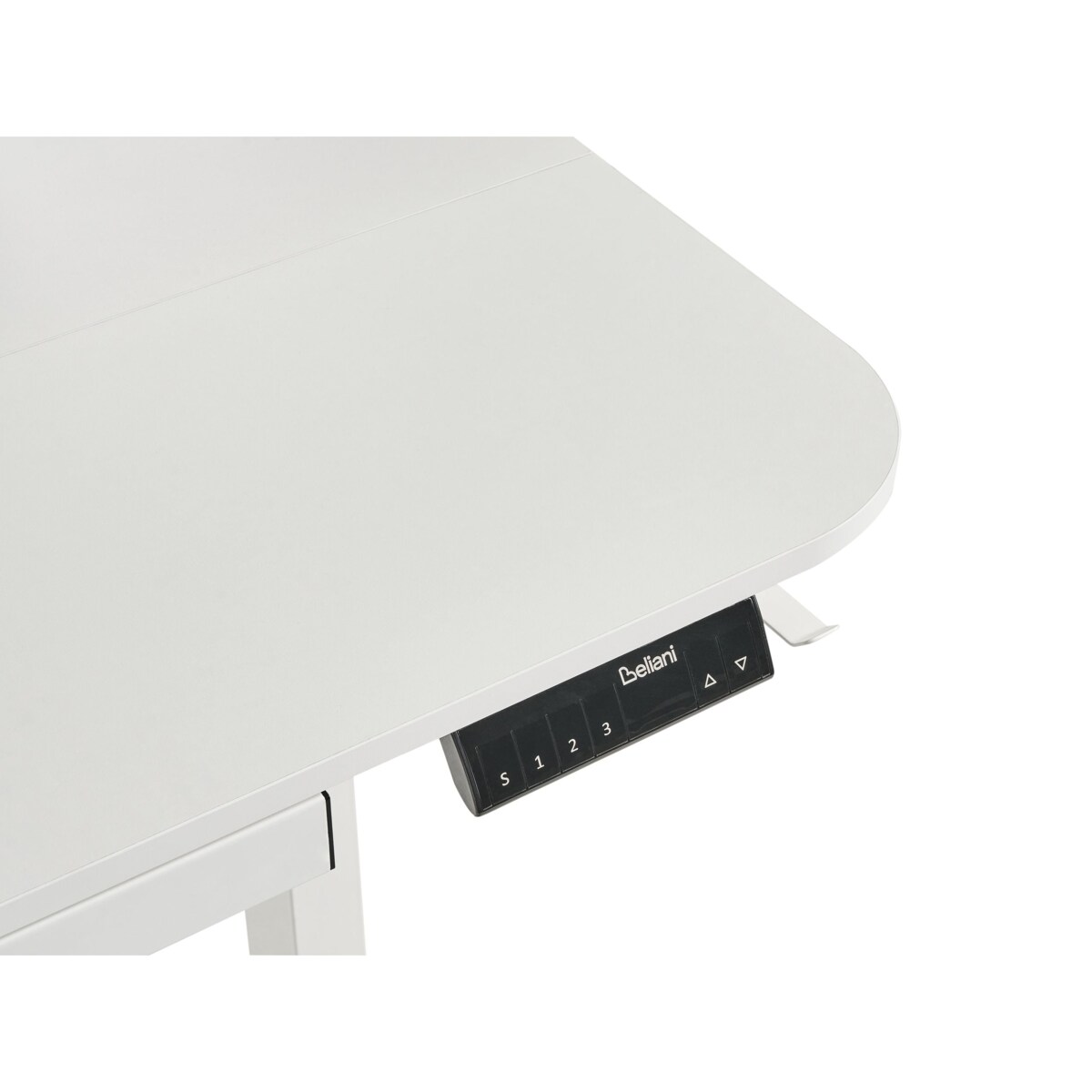 Biurko regulowane elektrycznie WILBANKS Biały 120 cm 60 cm Z portem USB