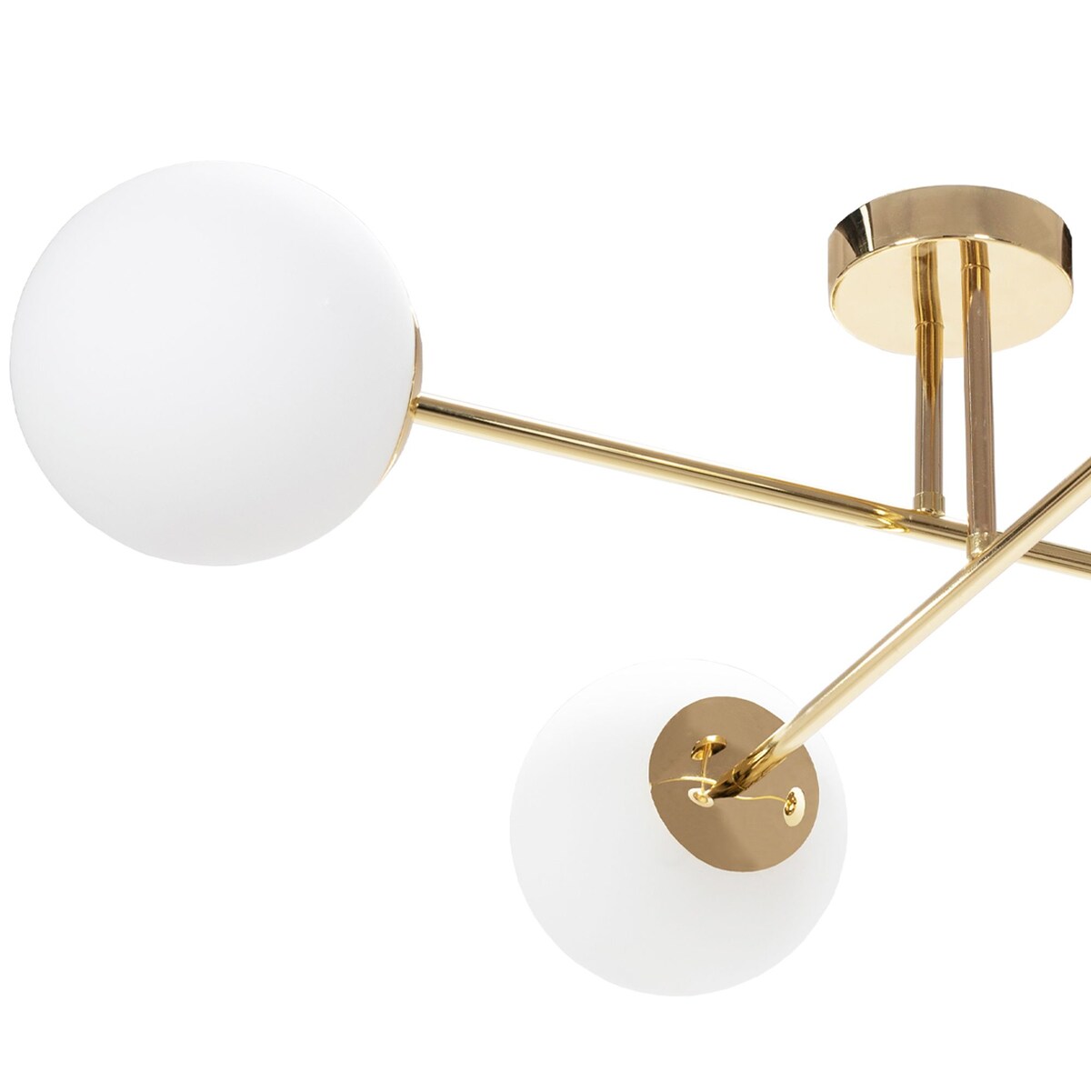 Lampa Sufitowa App1248-4Cp Złoty, Metal