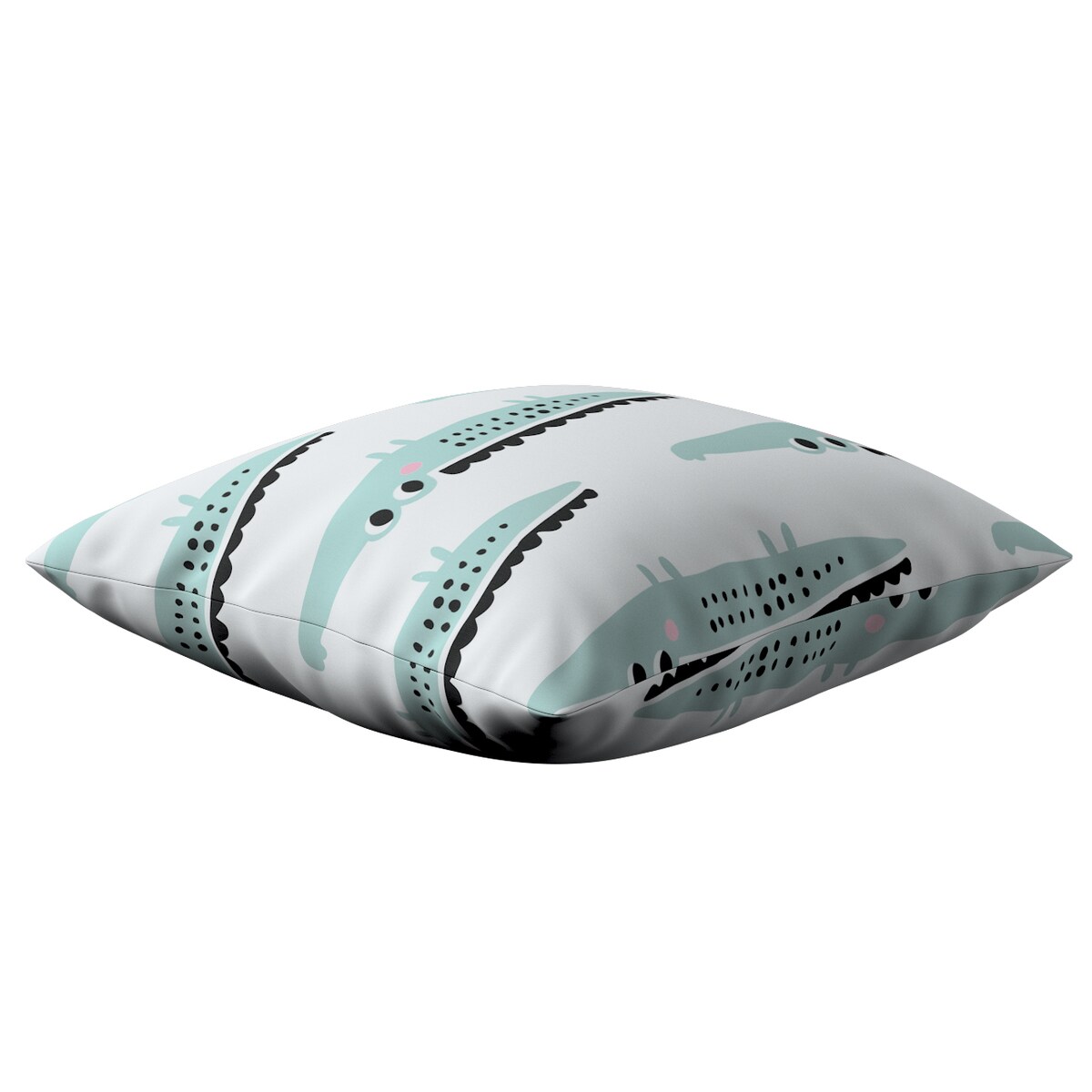 Poszewka Milly 43x43 ecru-zielony