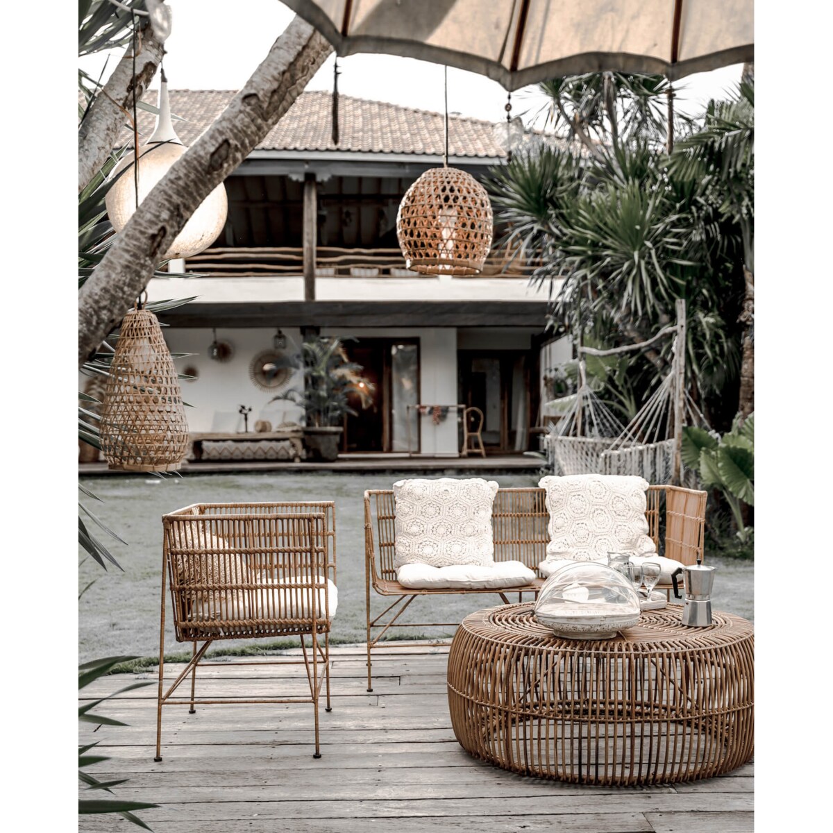 STOLIK RATTANOWY FITO L