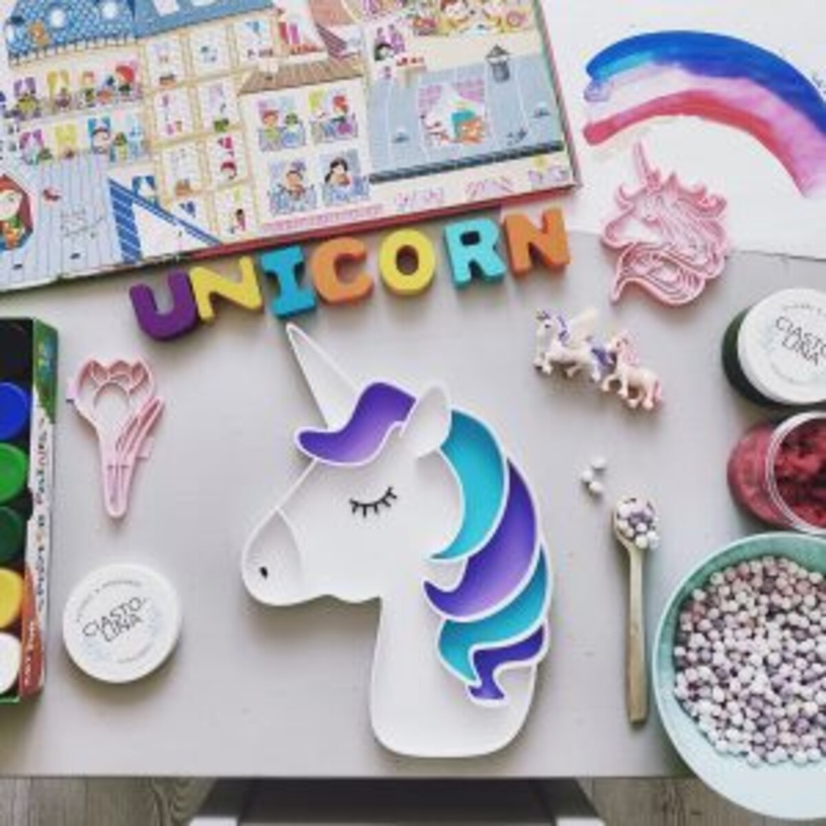 Eko wysypywanka sensoryczna Jednorożec