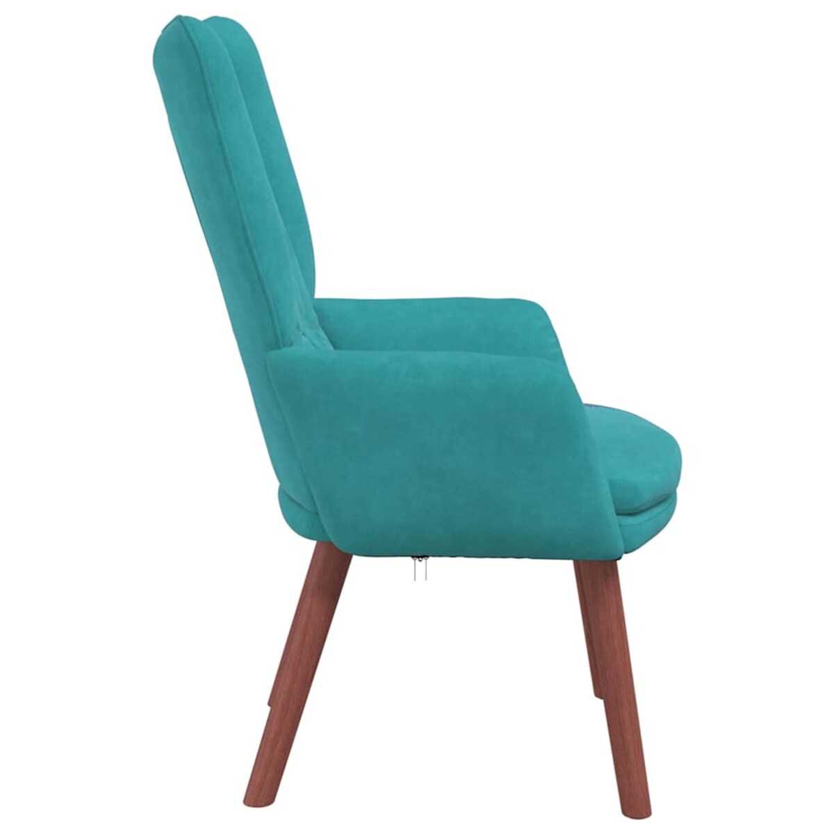 vidaXL Fotel relaksacyjny Turkusowy 63 x 67 x 94 cm Aksamit
