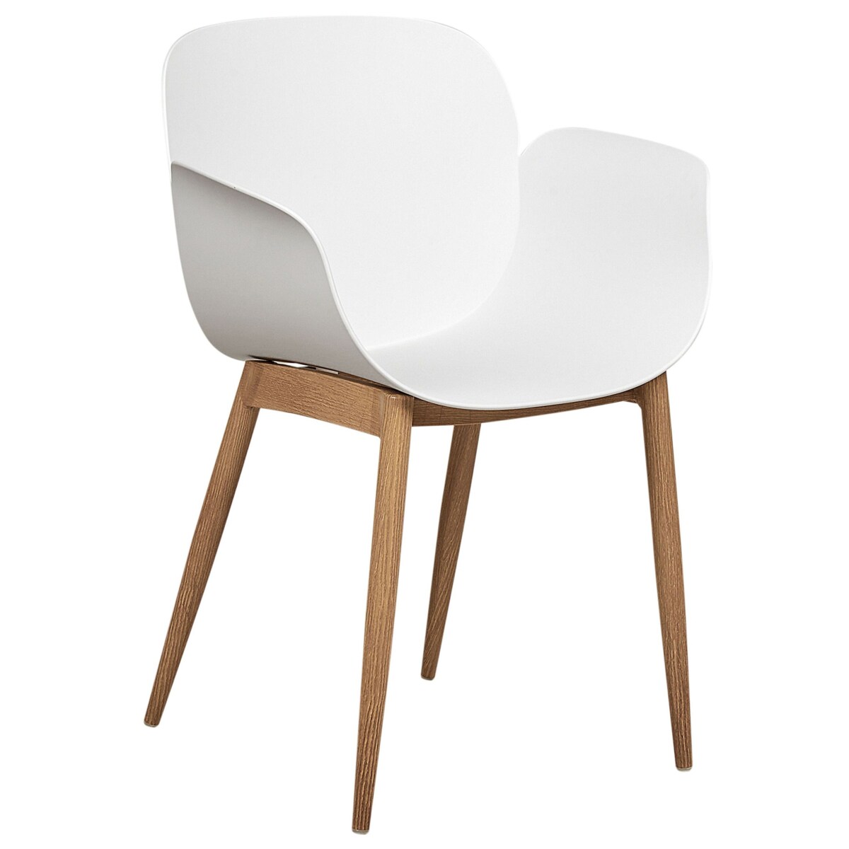 Zestaw 2 krzeseł do jadalni ABILENE Biały