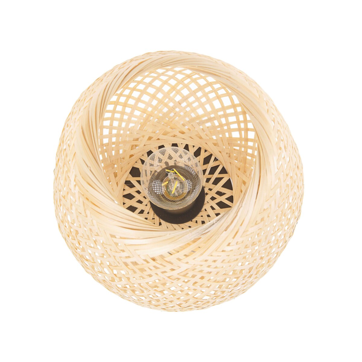 Lampa stołowa bambusowa jasne drewno BOMU