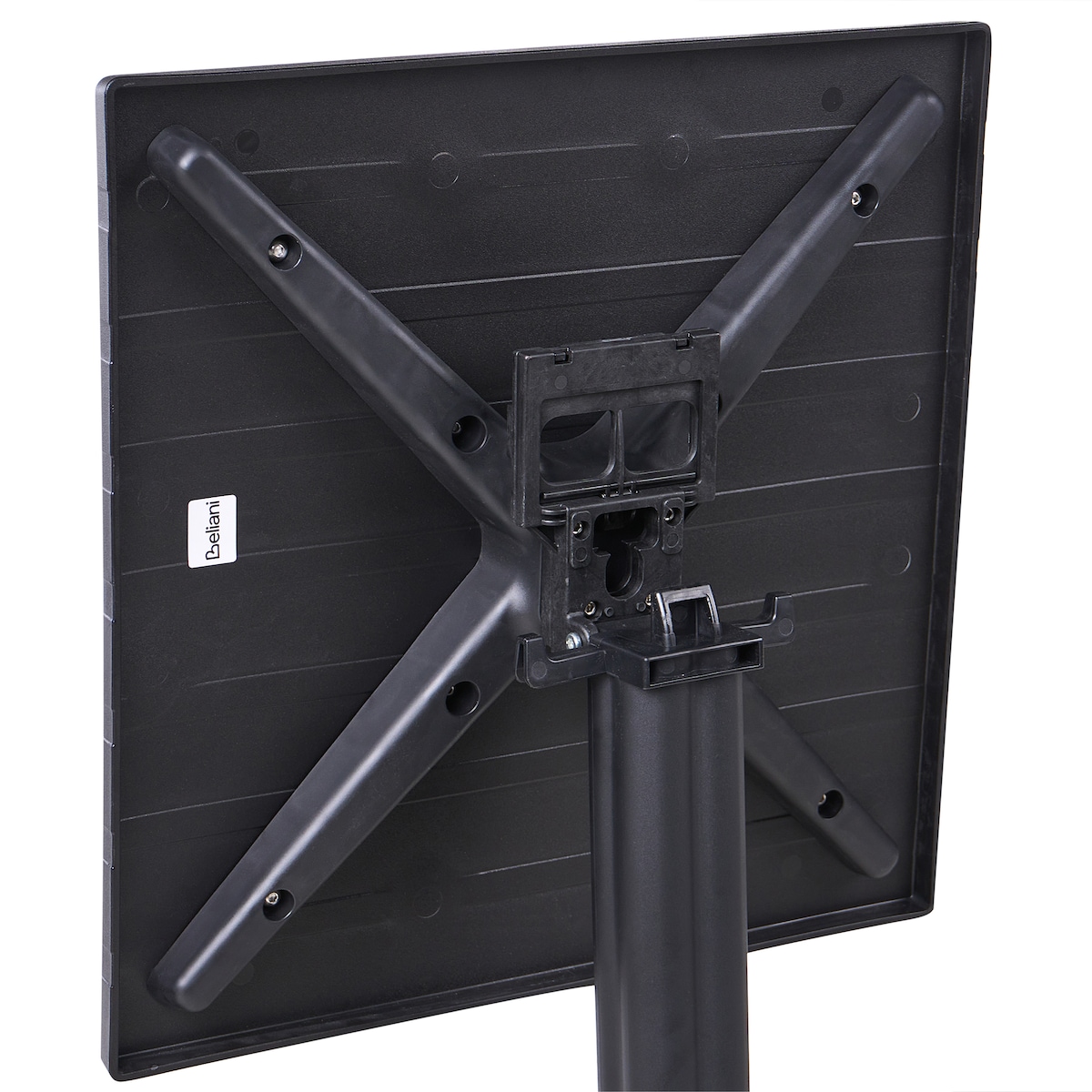 Stolik ogrodowy barowy LEMNOS 60 cm 60 cm Czarny