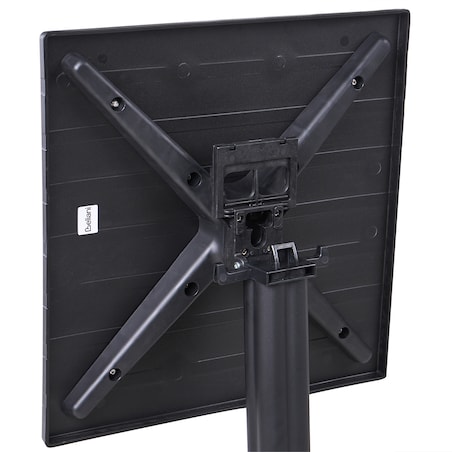 Stolik ogrodowy barowy LEMNOS 60 cm 60 cm Czarny