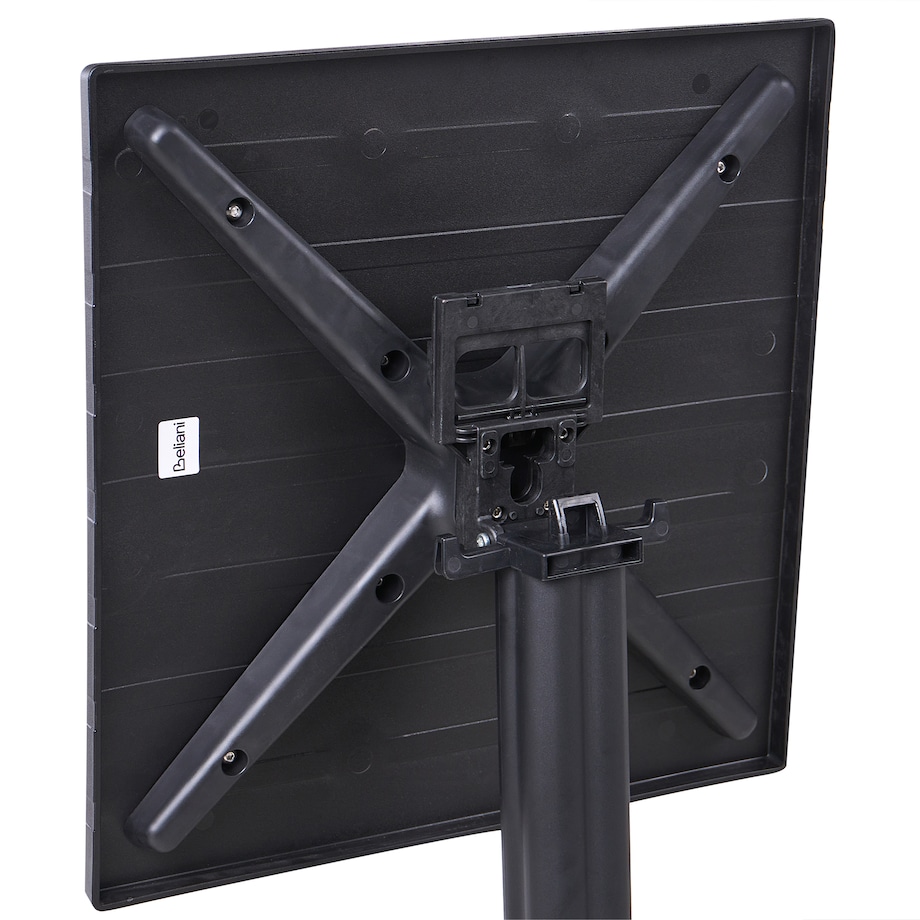 Stolik ogrodowy barowy LEMNOS 60 cm 60 cm Czarny