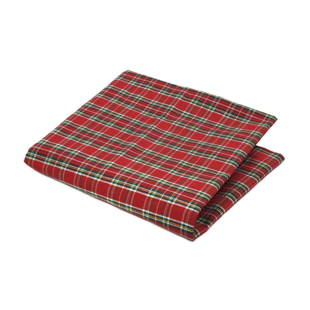 Obrus Red Tartan - 130 cm x 300 cm - idealny dla 8 osób