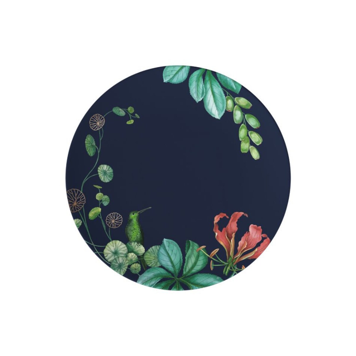 Talerz deserowo-śniadaniowy granatowy Avarua, 22 cm, Villeroy & Boch