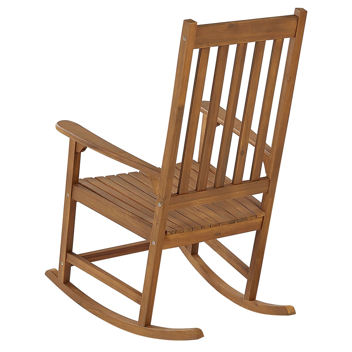 Fotel bujany akacjowy jasne drewno BOJANO