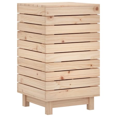 vidaXL Kosz na pranie, 44x44x76 cm, lite drewno sosnowe