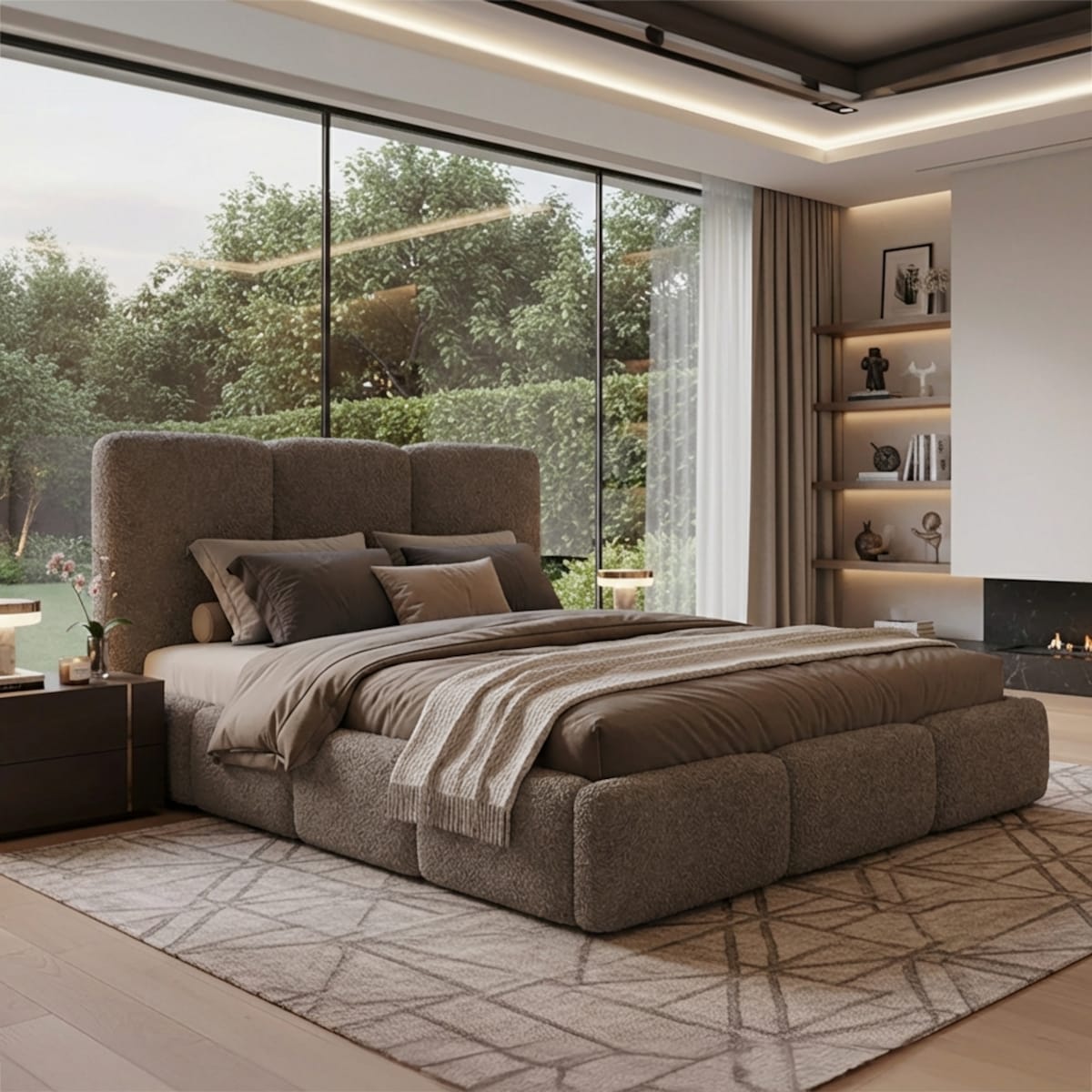 Łóżko Tapicerowane Capri 120X200 Stelaż Pojemnik Na Pościel Abriamo 2