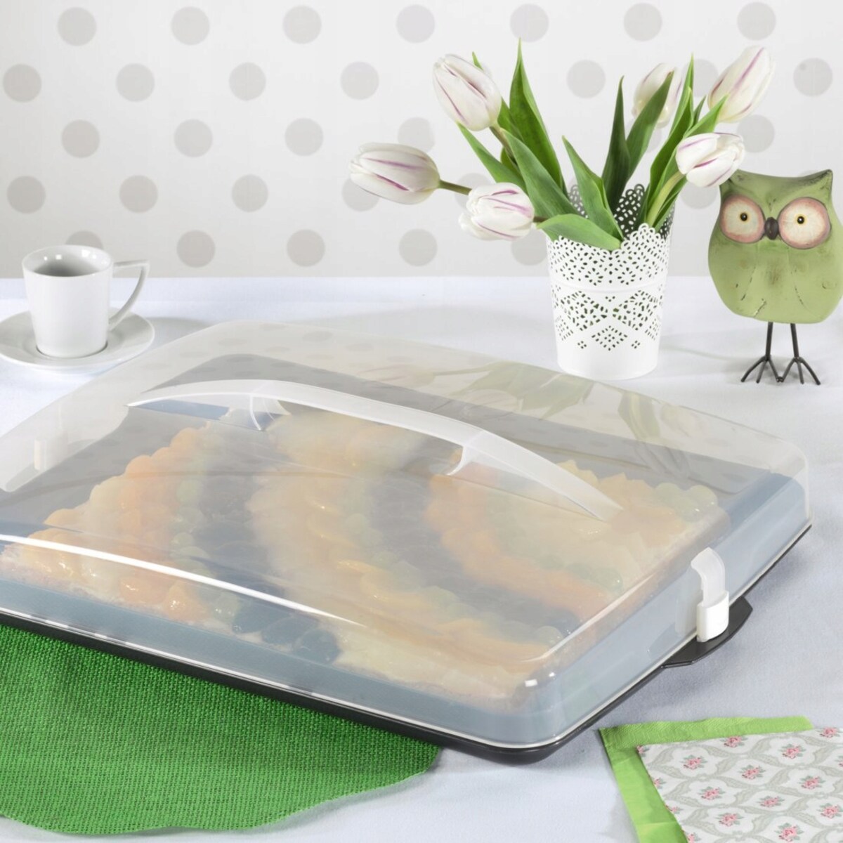 XAVAX Pojemnik na ciasto pudełko box na żywność 43 x 34 cm