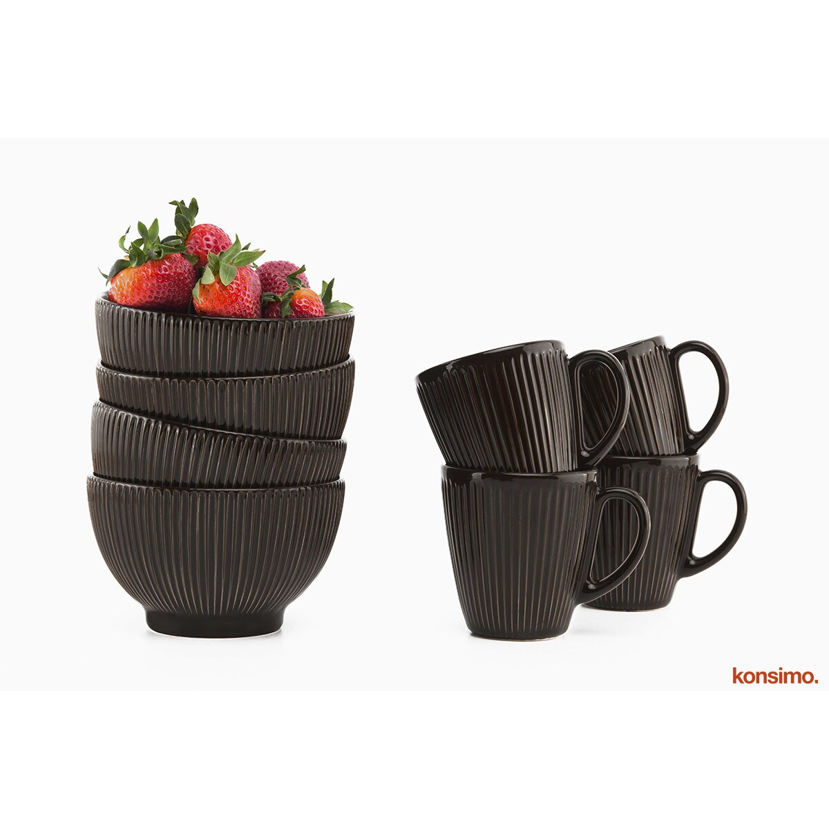 Konsimo GODETI Miska, brązowy