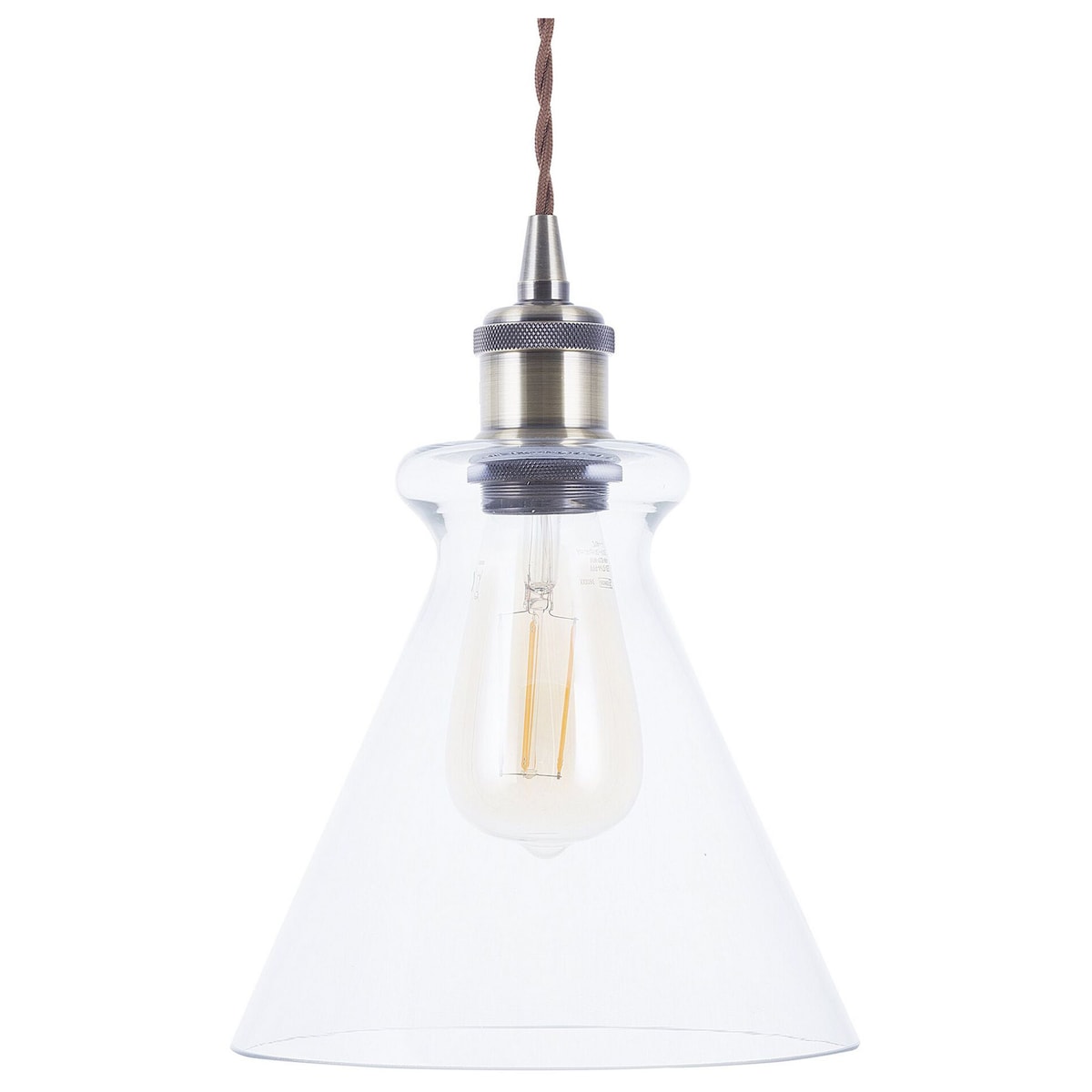 Lampa wisząca BERGANTES Szkło Przezroczysty