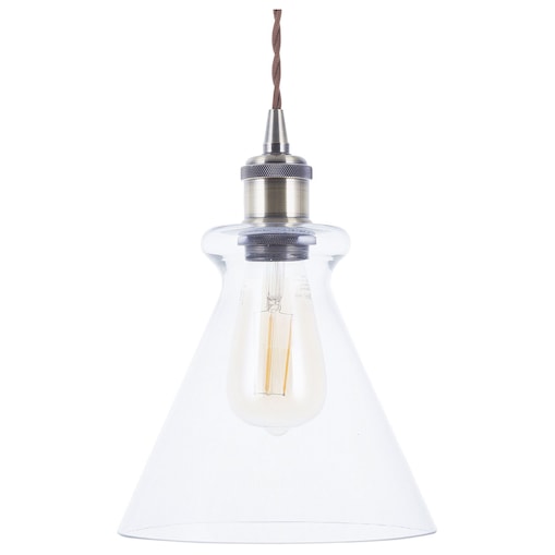 Lampa wisząca BERGANTES Szkło Przezroczysty