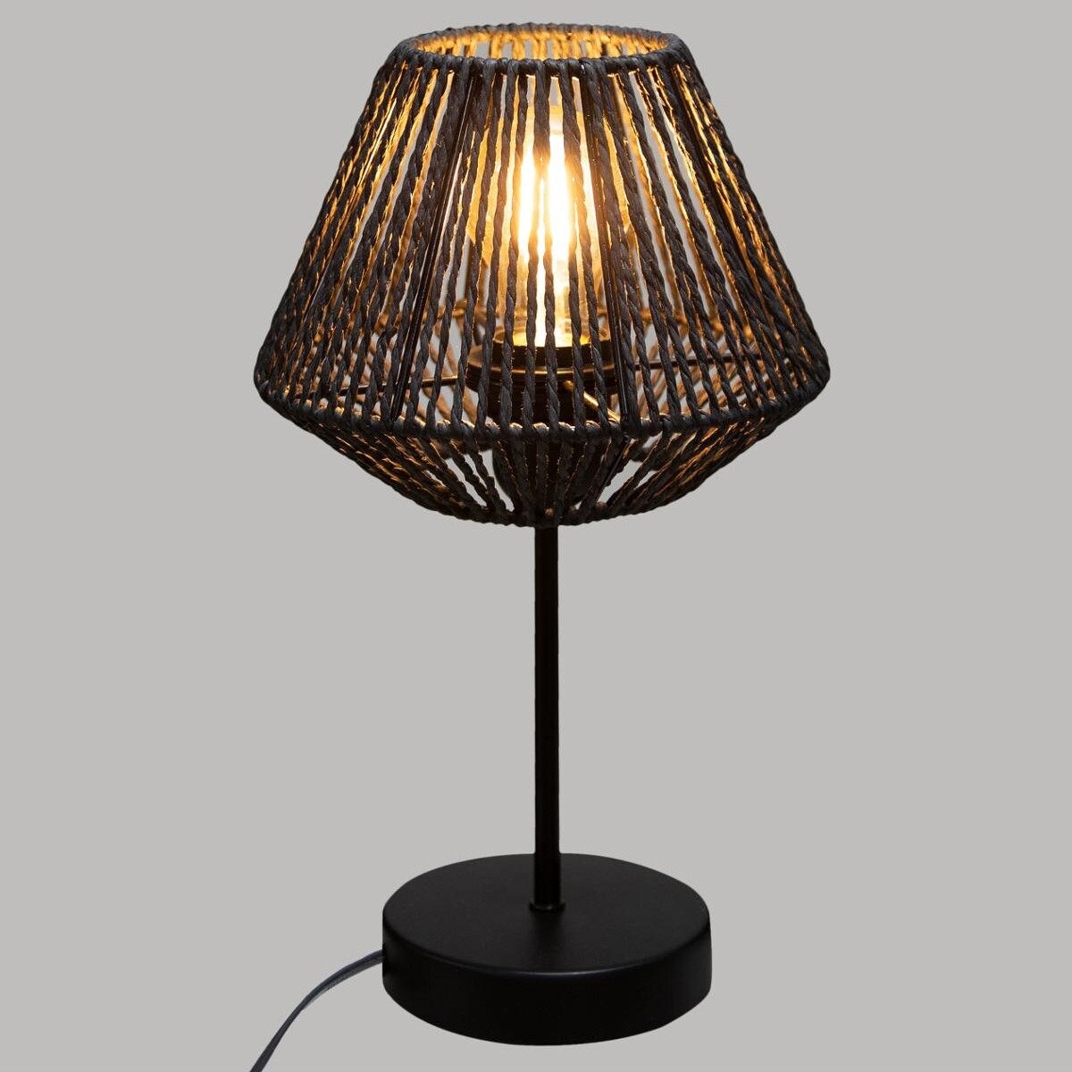 Lampa stołowa z dekoracyjnym abażurem JILY, 34 cm