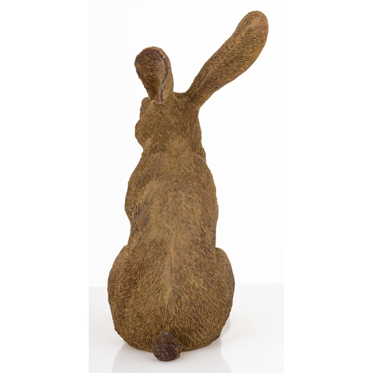 Dekoracja - siedzący zając 26x12x18,5 cm HARE brązowy