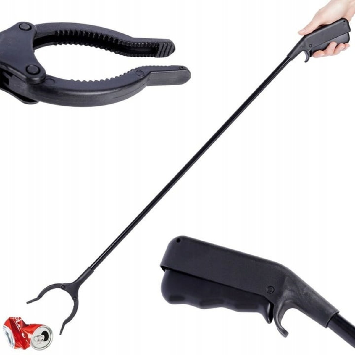 Chwytak do sprzątania zbierania śmieci liści 82 cm