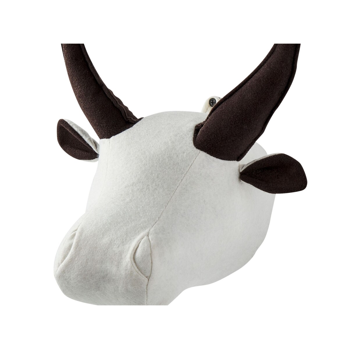 Pluszowa dekoracja ścienna byk biały GEOFFREY