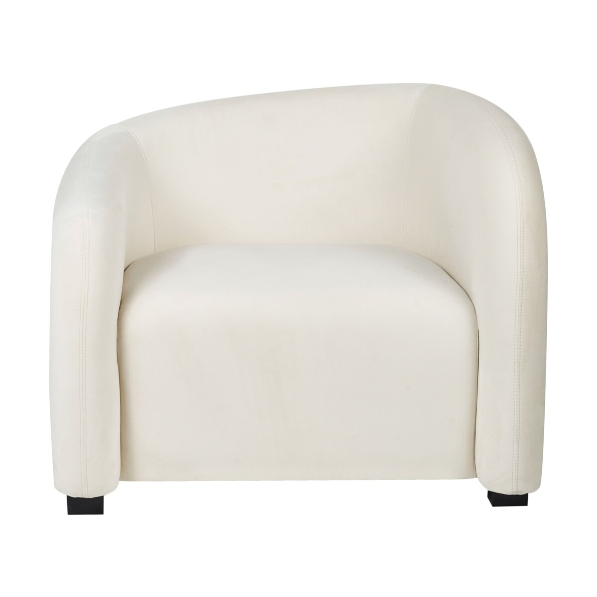 Komplet wypoczynkowy dla 5 osób VELTADA Welur Złamana biel