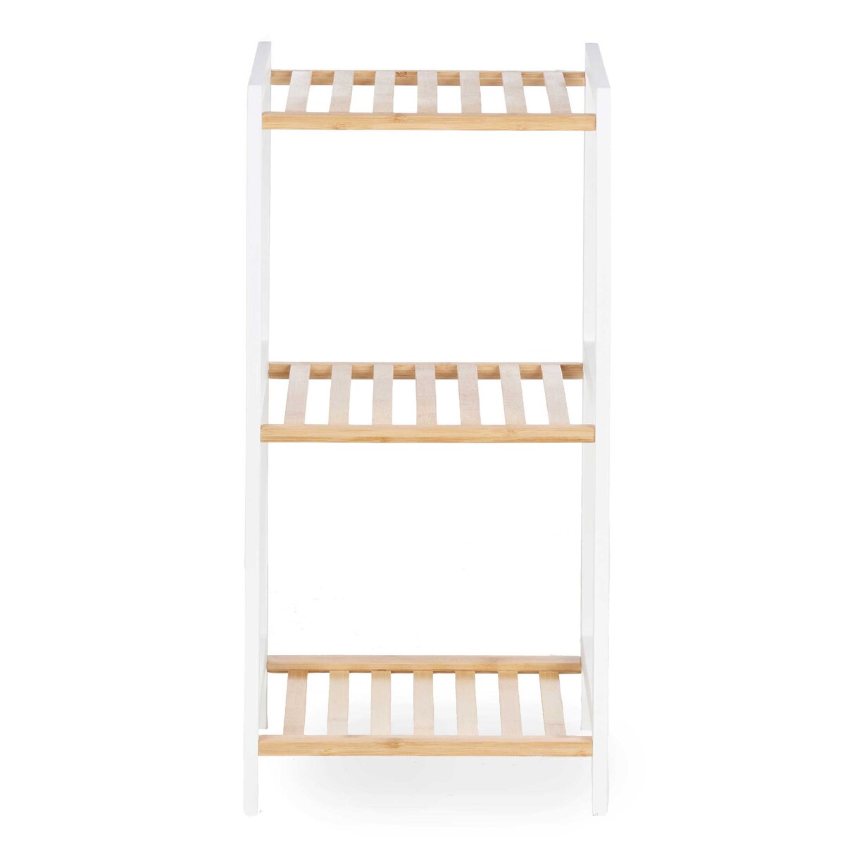 Wąski regał bambusowy SQUARE, 35 x 30 x 70 cm