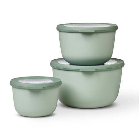 Zestaw 3 misek Cirqula okrągła 500 1000 2000 Nordic Jade 106231094700