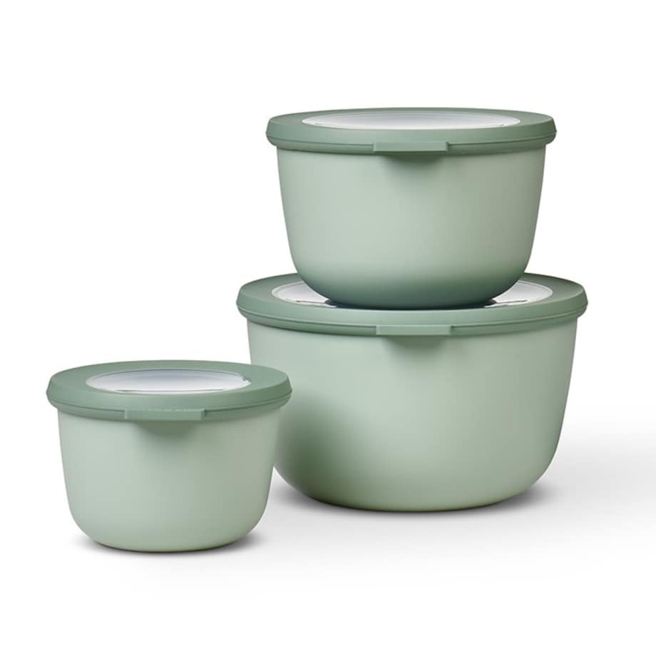 Zestaw 3 misek Cirqula okrągła 500 1000 2000 Nordic Jade 106231094700