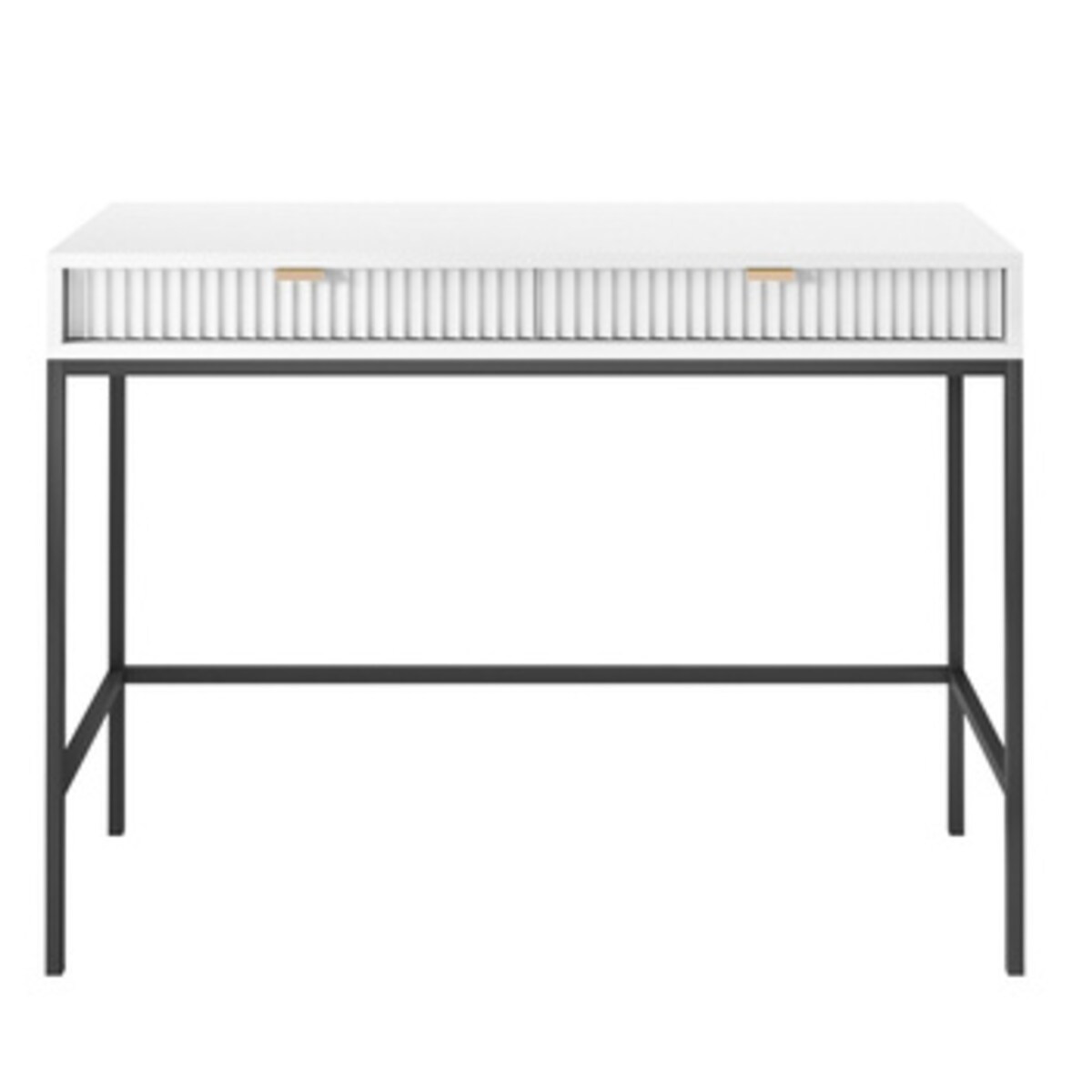 Toaletka Delicious ryflowana biała