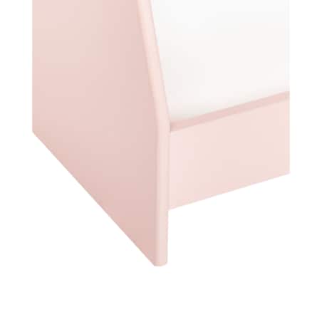 Regał na książki 4 półki LILOET 70 cm Pastelowy róż