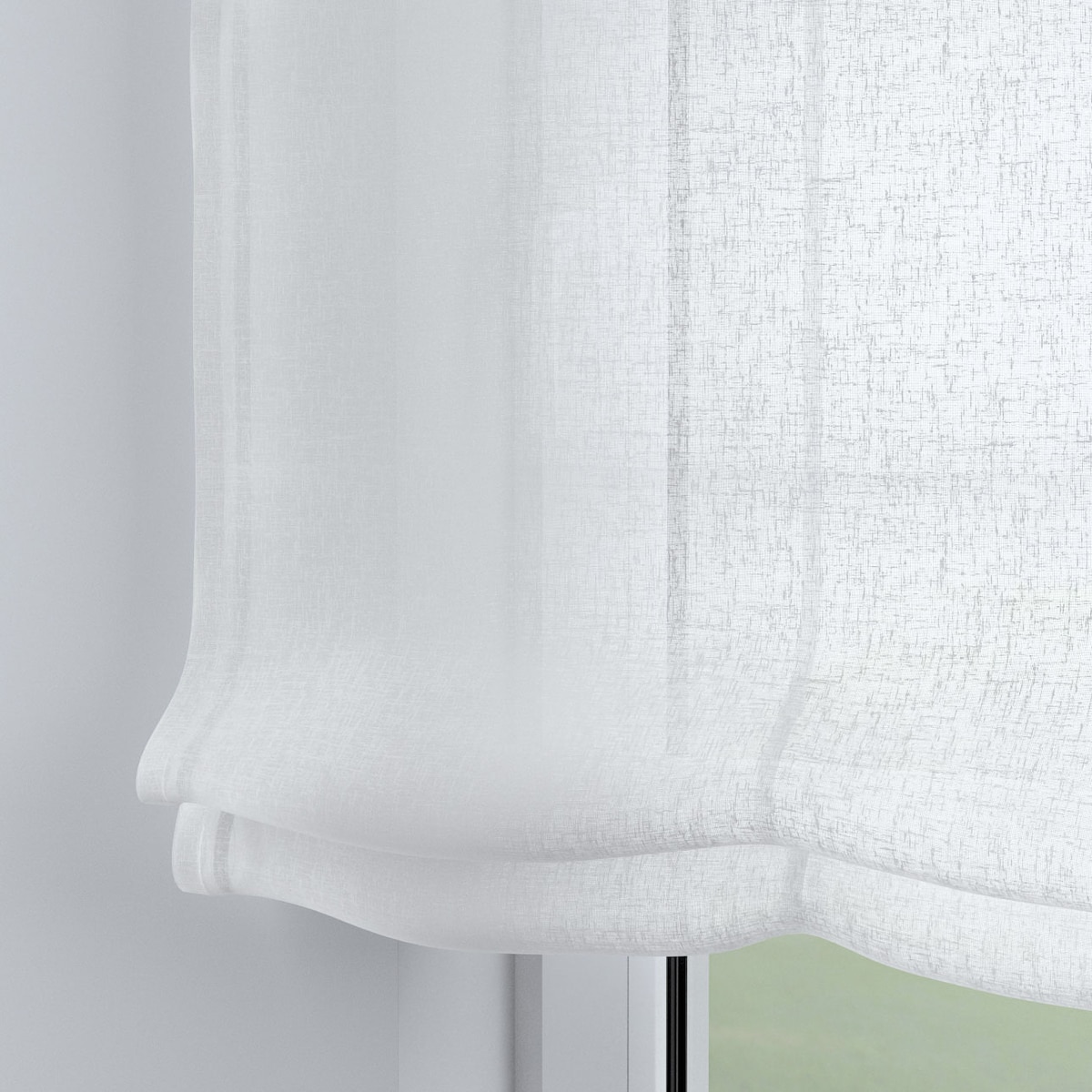 Roleta rzymska Wenecja 130x170 prześwitująca ecru