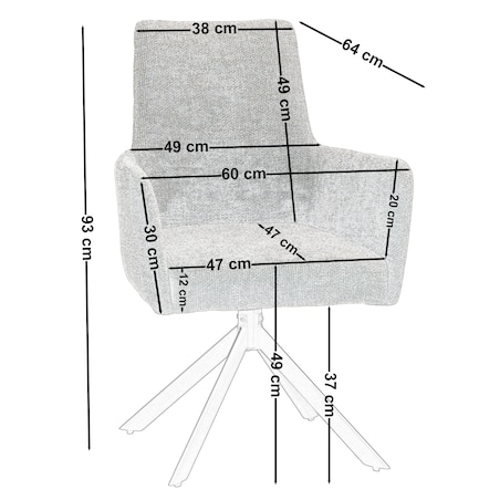Krzesło tapicerowane szenilowe welurowe glamour do salonu TITO jasnobeżowe