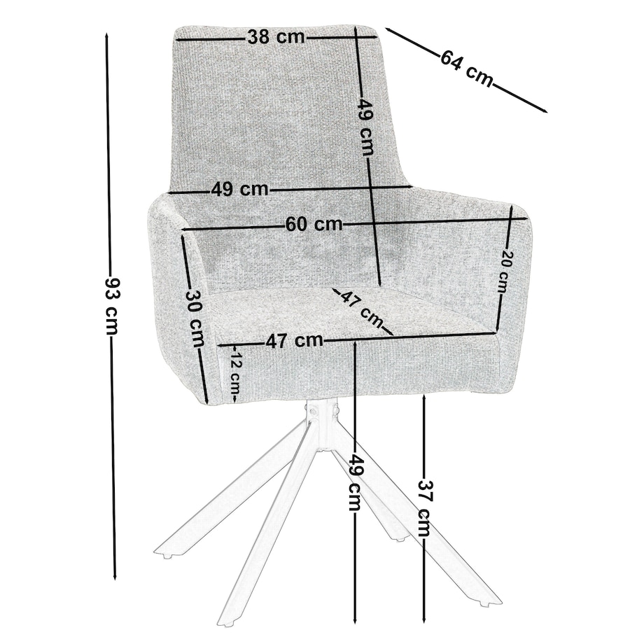 Krzesło tapicerowane szenilowe welurowe glamour do salonu TITO jasnobeżowe