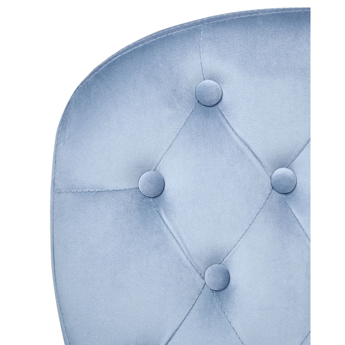 Krzesło biurowe Obrotowy PRINCESS Welur Błękitny