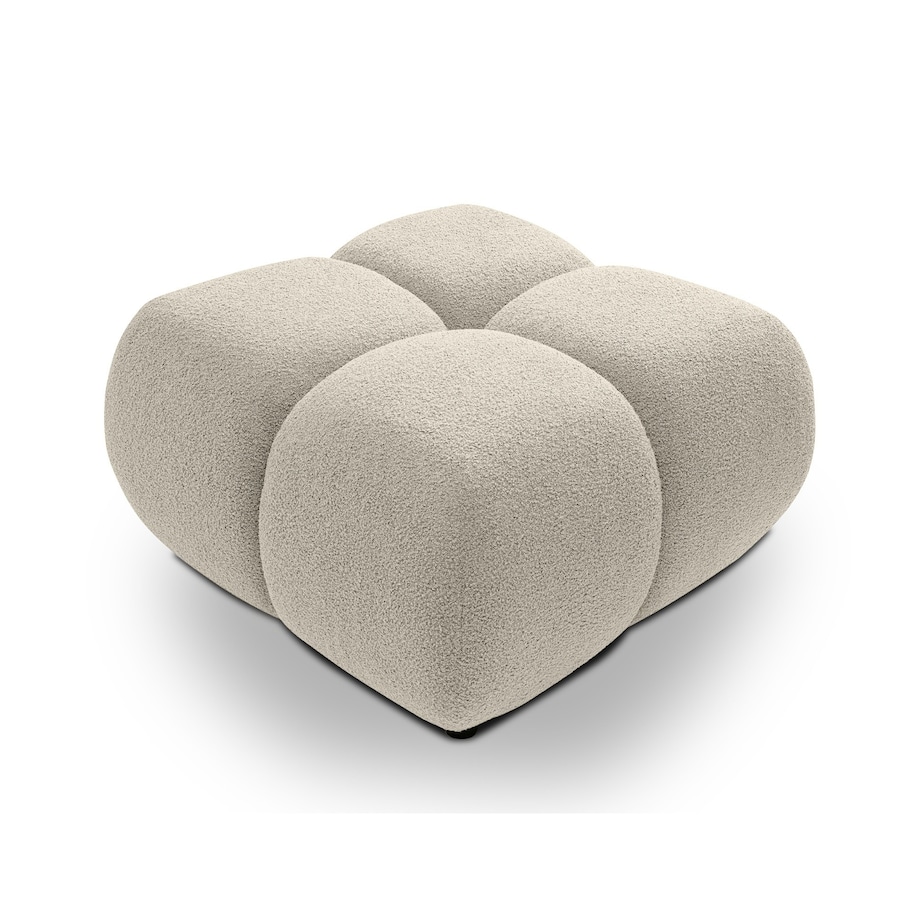 Pufa poczwórna PALIA - II bouclé 43,5x72x72 beżowa