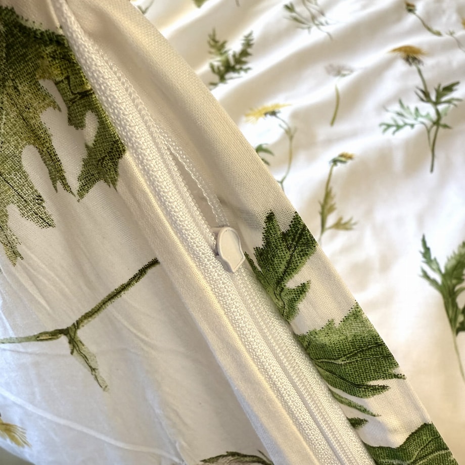 Pościel bawełniana 200x220 cm Kłosy na białym tle wiosna