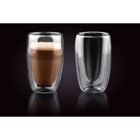 PETER Komplet 2 szklanek 450ml 8x8xh15cm podwójne ścianki