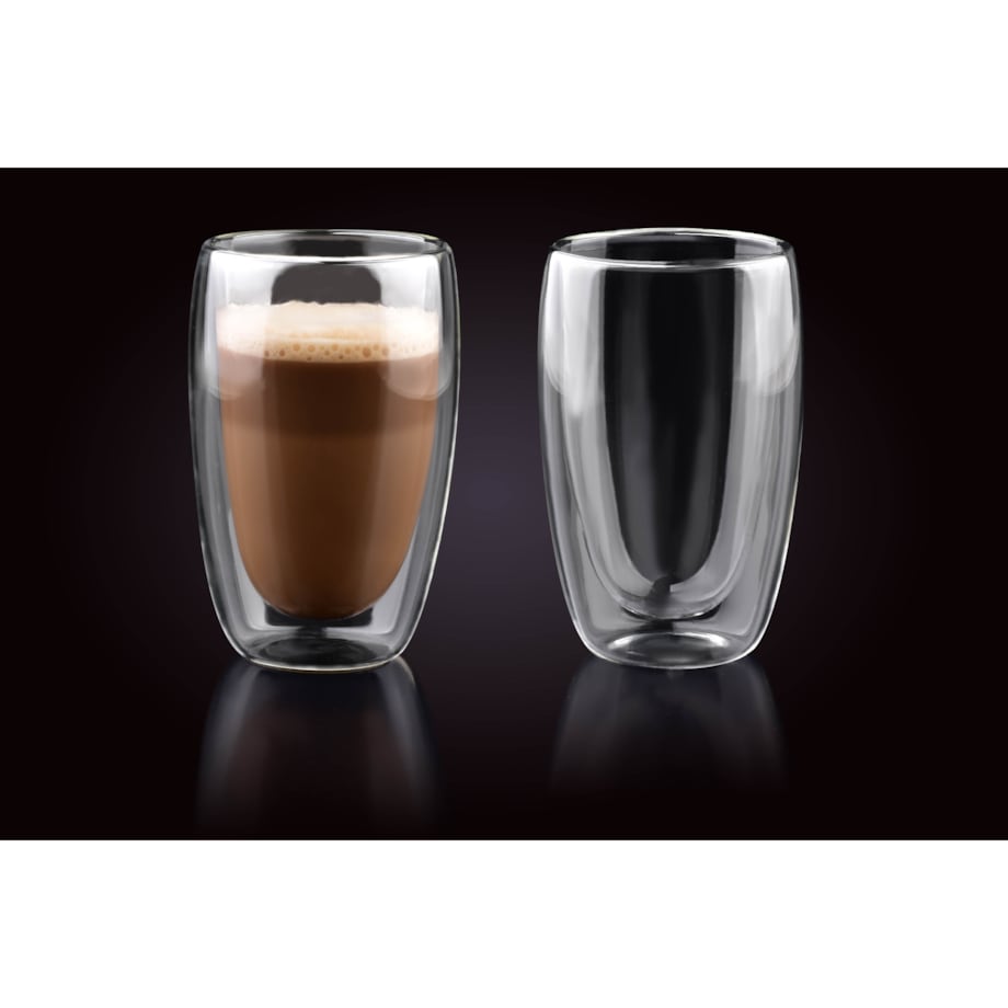 PETER Komplet 2 szklanek 450ml 8x8xh15cm podwójne ścianki