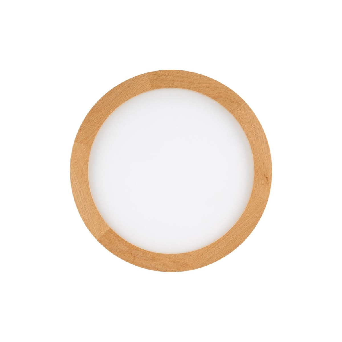 Plafon łazienkowy LED 24W IP54 TK Lighting Aqua Wood Buk 32,5 cm 2565 lm 3000/4000/6500K biały/drewno