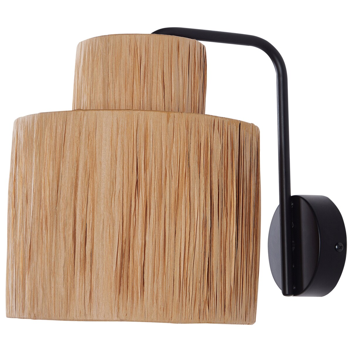 Zestaw 2 lamp ściennych SHINFA Naturalny Plecionka