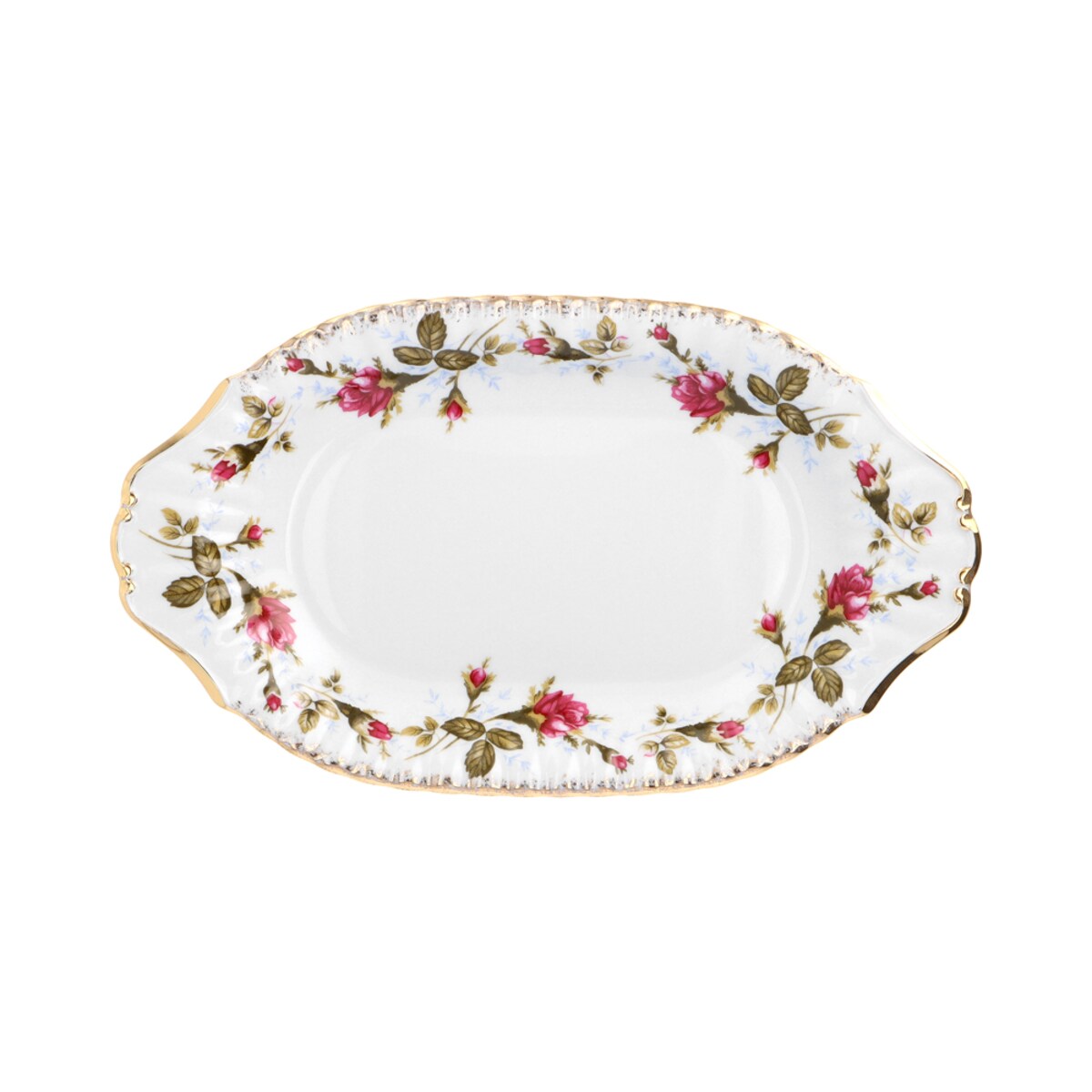 Półmisek owalny 24 cm Iwona Złota Róża B013