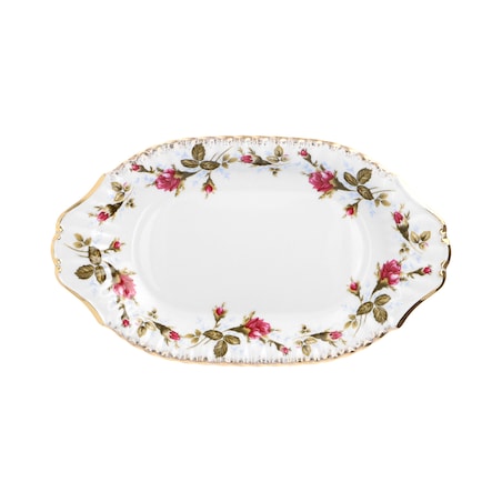 Półmisek owalny 24 cm Iwona Złota Róża B013