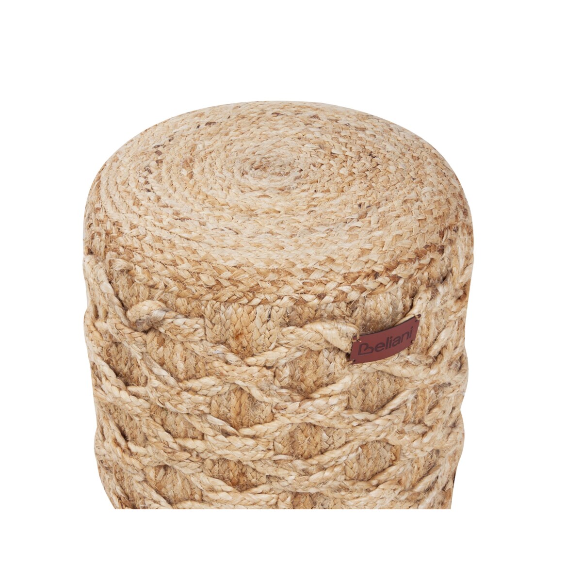 Puf z juty 40 cm beżowy TURKAN