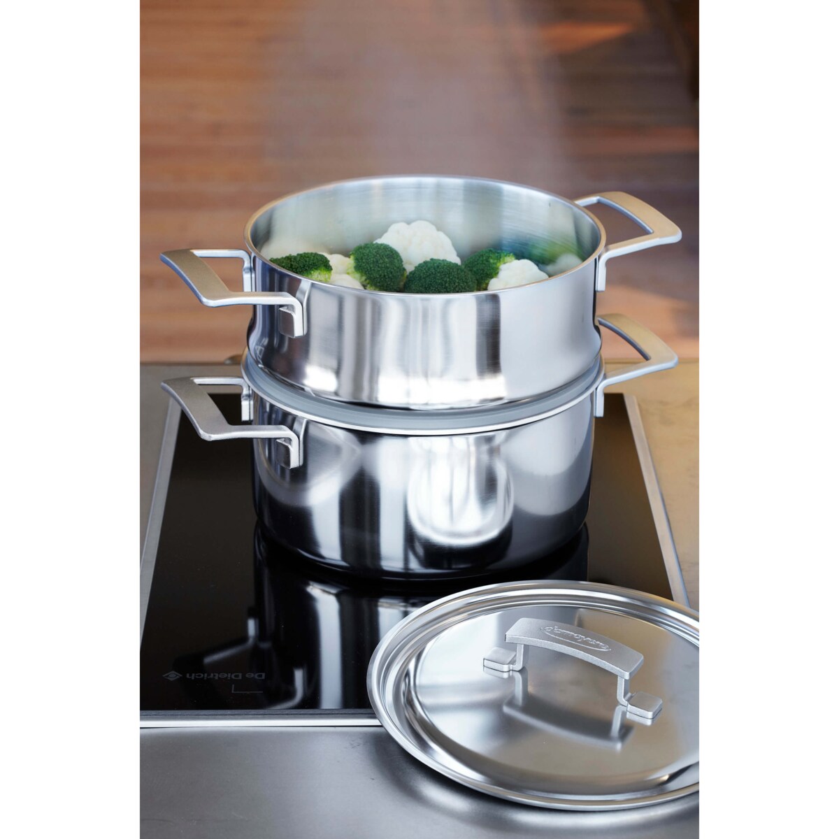 Garnek niski Demeyere Industry 5 - 5.2 ltr